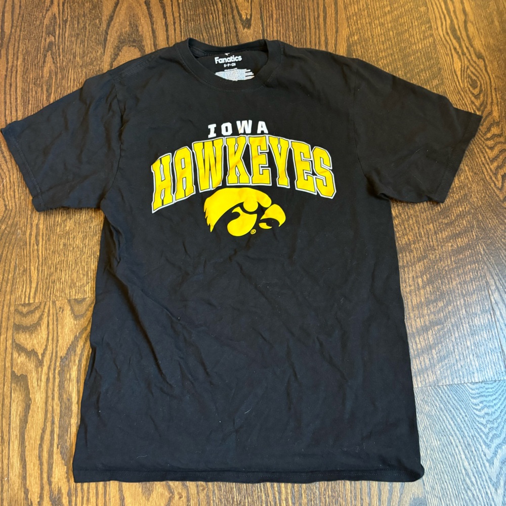Fanatics Black Iowa Tee